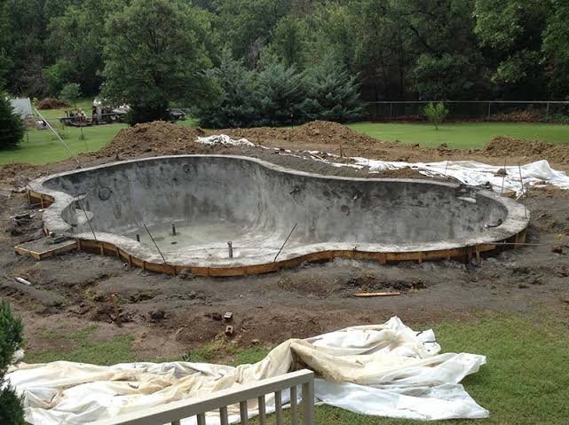 Gunite in Pool